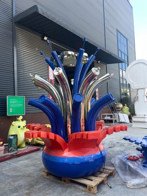 Brand installations Customized sculptures for marketing Promotional sculptures Marketing with sculptures Fiberglass promotional art